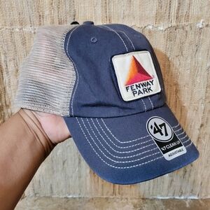 Boston Red Sox Citgo MLB '47 Brand Blue Clean Up Mesh One Size Adjustable Hat